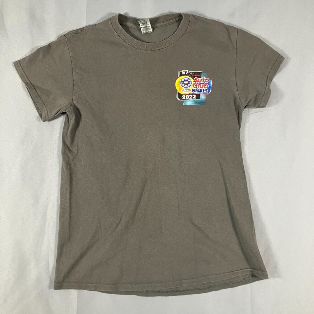 NHRA Auto Club Finals 2022 Pomona California T-Shirt Mens Small Gray Drag Racing